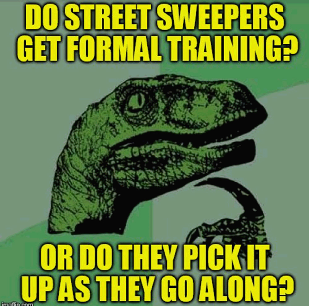 Do Street Sweepers Get Formal Training?